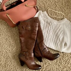 Arturo Chiang Leather Riding Boots